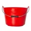 Red Gorilla Flexible Bucket in Red
